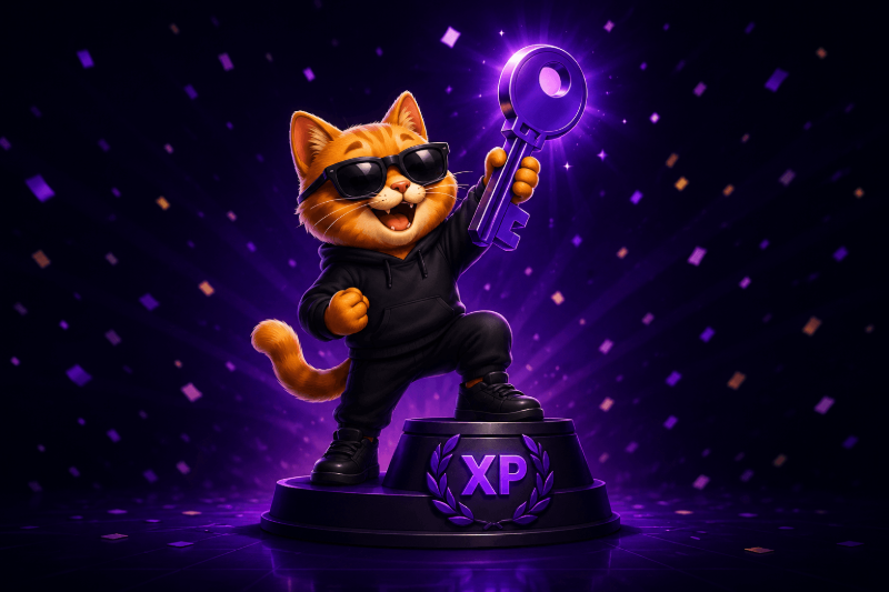 You own the key.
You own the XP.